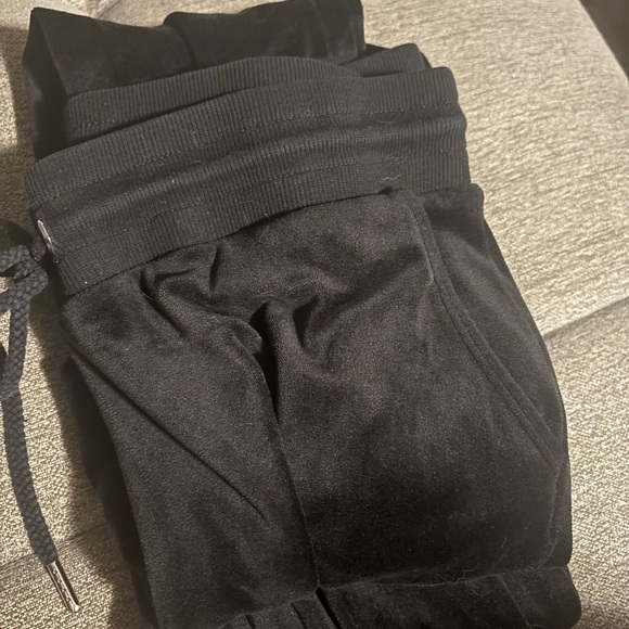 Suede black garage joggers - Picture 2 of 4